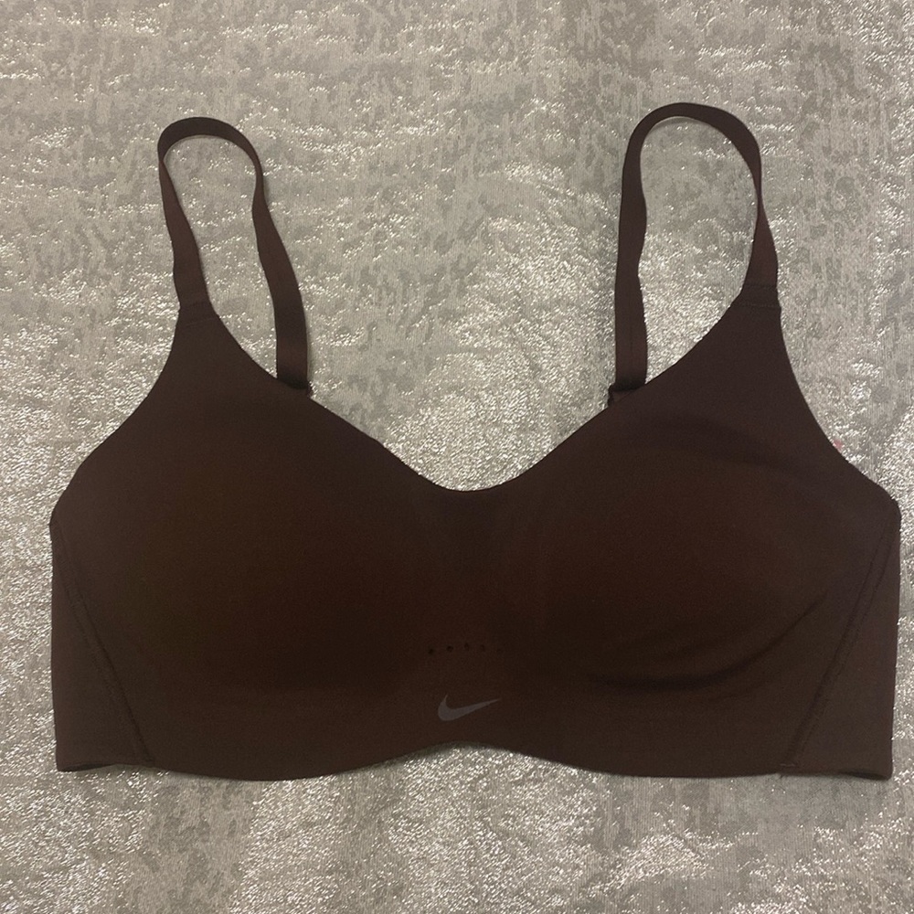 Brand new brown Nike yoga bra